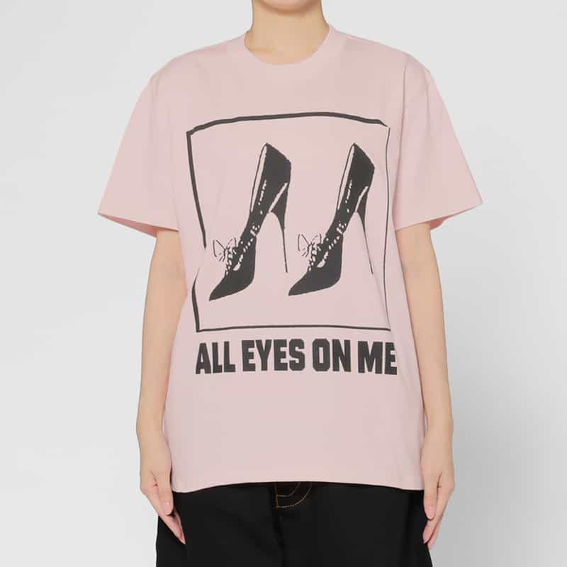 VAQUERA VAQUERA ＜ヴァケラ＞ オーバーサイズ プリントTシャツ LT PINK