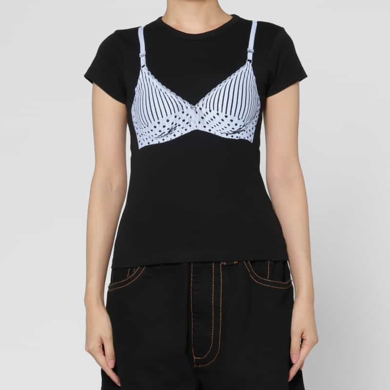 VAQUERA VAQUERA ＜ヴァケラ＞ グラフィックプリントベビーTシャツ BLACK