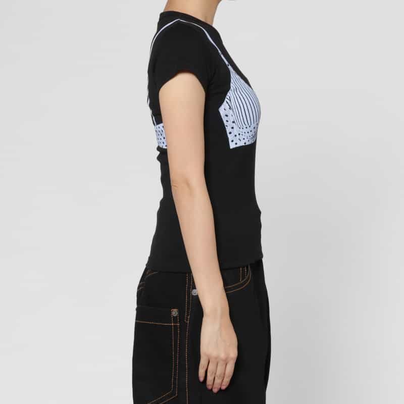 VAQUERA VAQUERA ＜ヴァケラ＞ グラフィックプリントベビーTシャツ BLACK