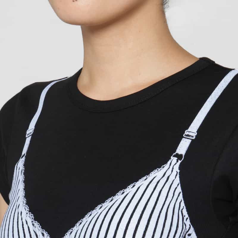 VAQUERA VAQUERA ＜ヴァケラ＞ グラフィックプリントベビーTシャツ BLACK