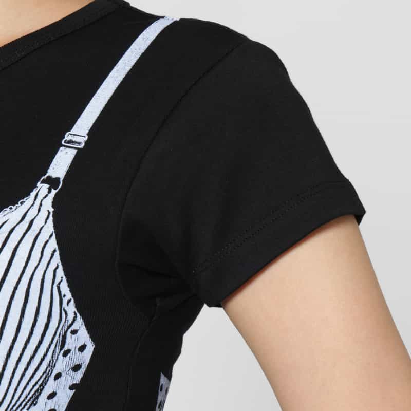 VAQUERA VAQUERA ＜ヴァケラ＞ グラフィックプリントベビーTシャツ BLACK