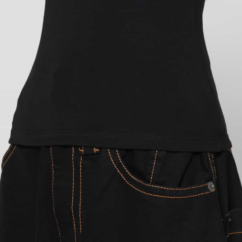 VAQUERA VAQUERA ＜ヴァケラ＞ グラフィックプリントベビーTシャツ BLACK