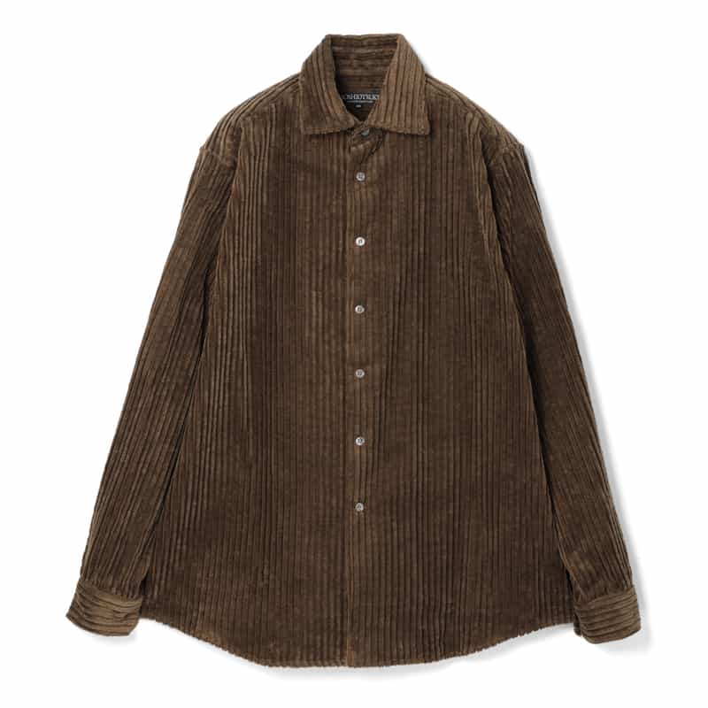 SOSHIOTSUKI SOSHIOTSUKI＜ソウシオオツキ＞ コーデュロイシャツ BROWN