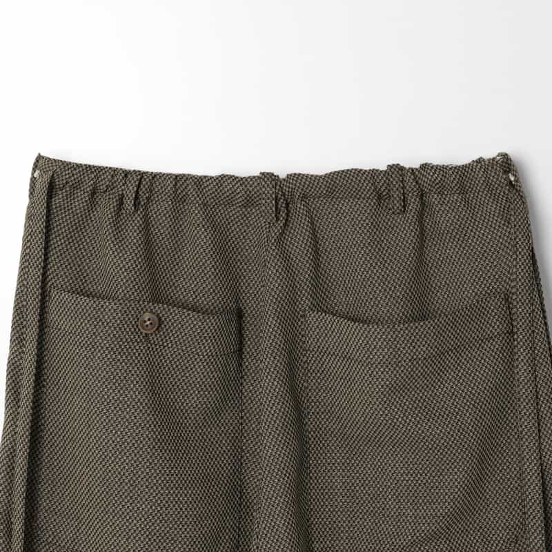 SOSHIOTSUKI SOSHIOTSUKI＜ソウシオオツキ＞ タック入りウールワイドパンツ GRAY
