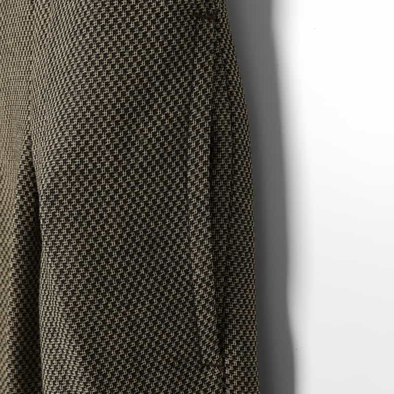 SOSHIOTSUKI SOSHIOTSUKI＜ソウシオオツキ＞ タック入りウールワイドパンツ GRAY