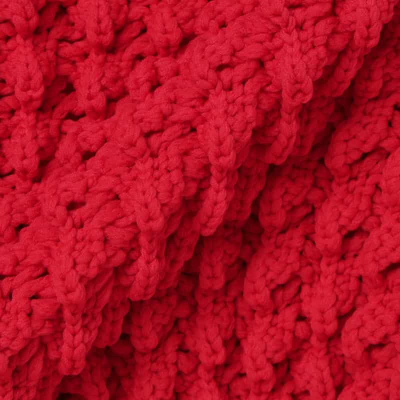BARNEYS NEW YORK ウォッシャブル ホールガーメントポップコーンニットカーディガン RED