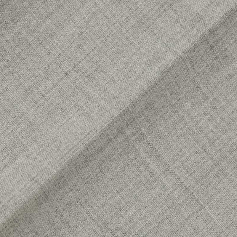 BARNEYS NEW YORK ウォッシャブル ウール混ダブルクロステーパードパンツ GRAY