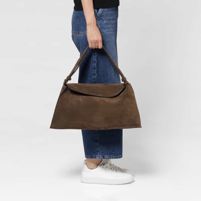 STUDIO NICHOLSON STUDIO NICHOLSON ＜スタジオ　ニコルソン＞ ワンハンドルバッグ BROWN