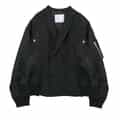 SACAI＜サカイ＞ バーニーズ　ニューヨーク限定ピンストライプ柄コンビネーションスーチングダブルブレストジャケット