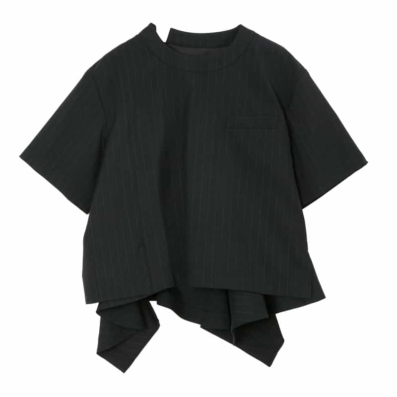 SACAI＜サカイ＞ バーニーズ　ニューヨーク限定ピンストライプ柄スーチングプルオーバー