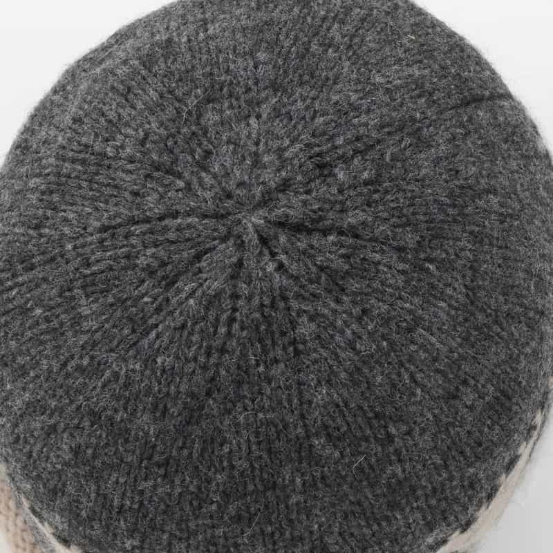 LOW CLASSIC LOW CLASSIC  ＜ロウクラシック＞ ニットキャップ DARK GRAY