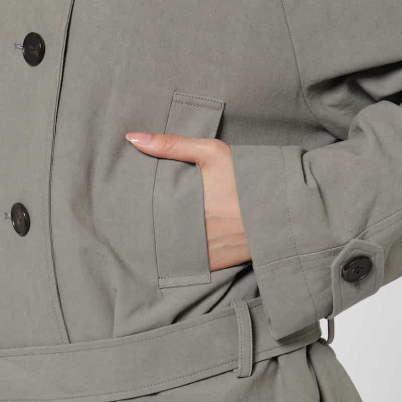LOW CLASSIC LOW CLASSIC  ＜ロウクラシック＞ ベルテッドジャケット KHAKI