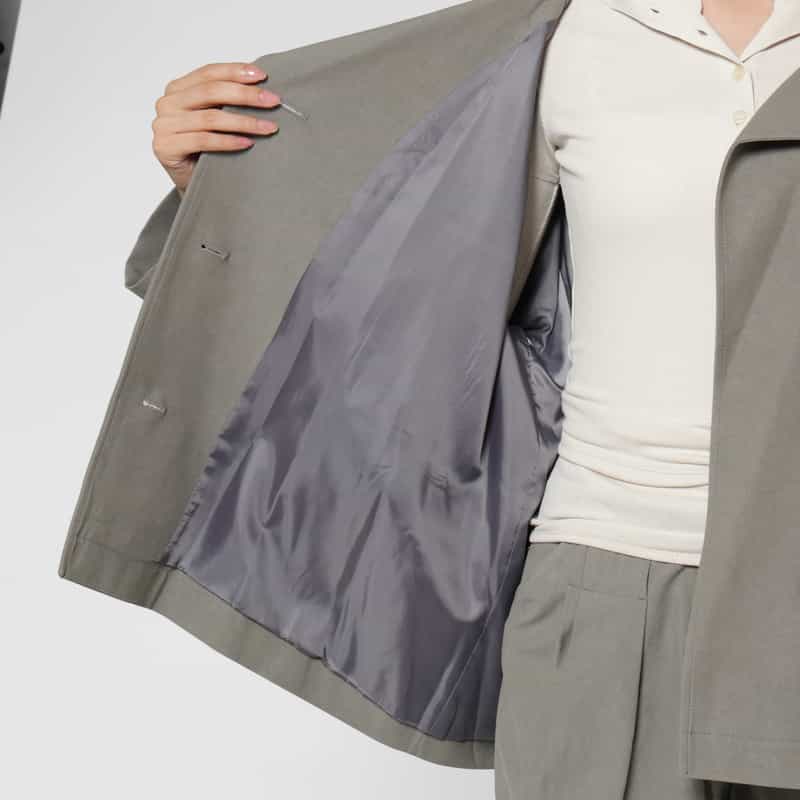 LOW CLASSIC LOW CLASSIC  ＜ロウクラシック＞ ベルテッドジャケット KHAKI