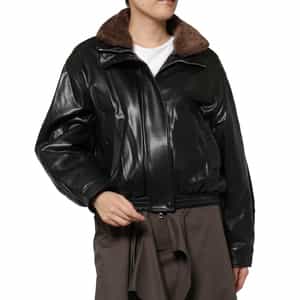 LOW CLASSIC  ＜ロウクラシック＞ アーティフィシャルレザーボンバージャケット