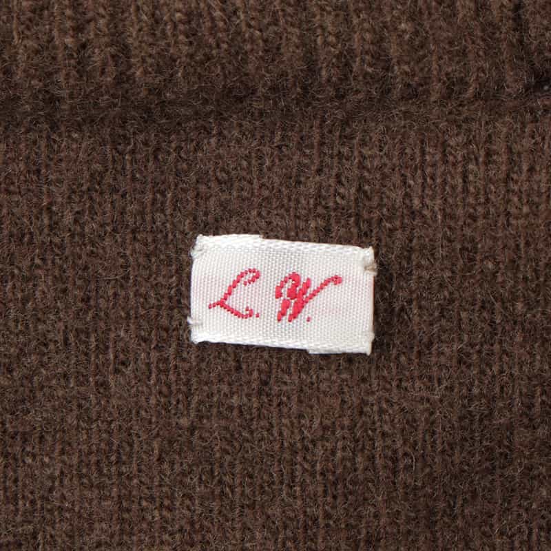 LOW CLASSIC LOW CLASSIC  ＜ロウクラシック＞ クロップド ウールニットカーディガン BROWN