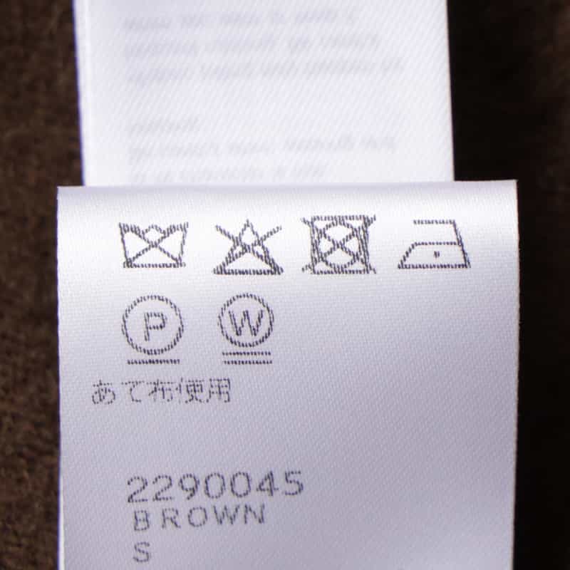 LOW CLASSIC LOW CLASSIC  ＜ロウクラシック＞ クロップド ウールニットカーディガン BROWN
