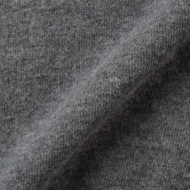 LOW CLASSIC LOW CLASSIC  ＜ロウクラシック＞ クロップド ウールニットカーディガン DARK GRAY