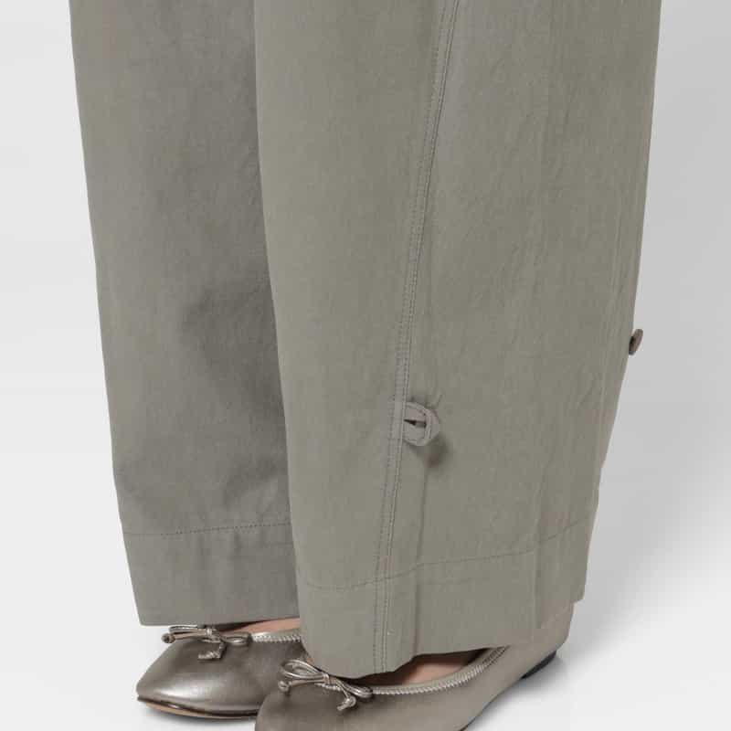 LOW CLASSIC LOW CLASSIC  ＜ロウクラシック＞ タック入りワイドパンツ KHAKI
