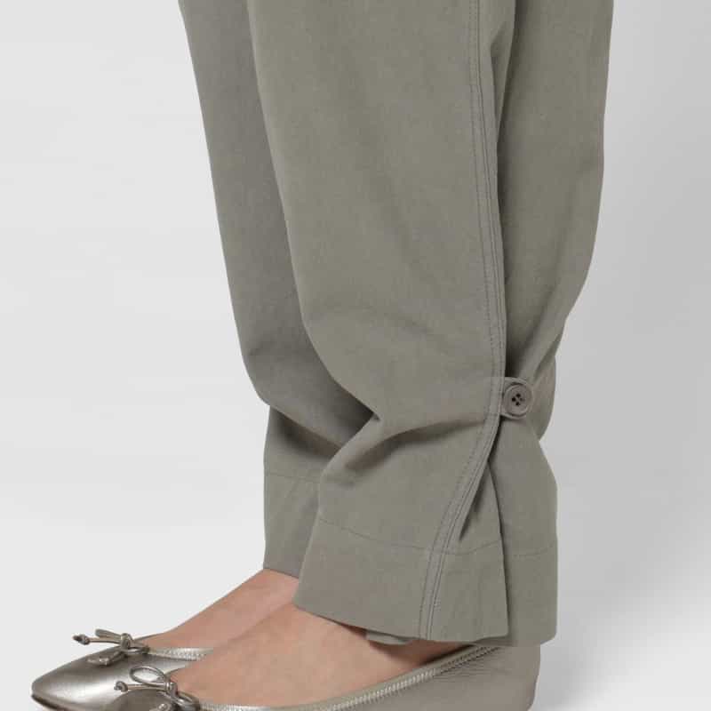 LOW CLASSIC LOW CLASSIC  ＜ロウクラシック＞ タック入りワイドパンツ KHAKI