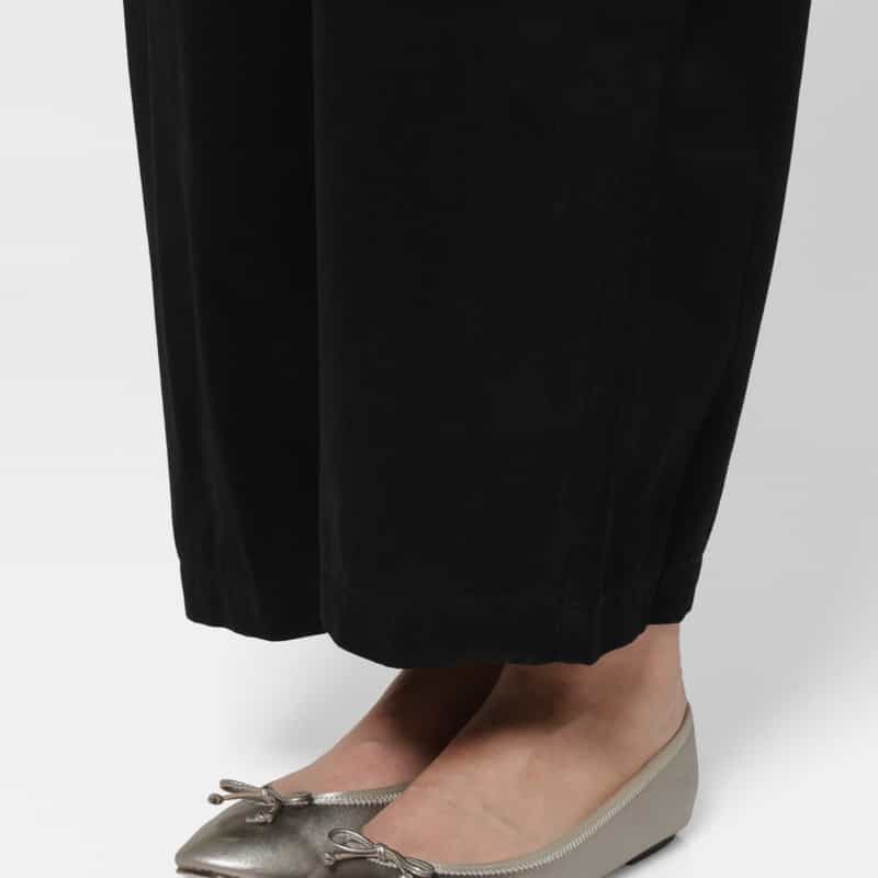 LOW CLASSIC LOW CLASSIC  ＜ロウクラシック＞ ワイドフィット コットンパンツ BLACK