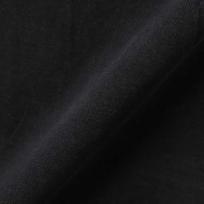 LOW CLASSIC LOW CLASSIC  ＜ロウクラシック＞ ワイドフィット コットンパンツ BLACK