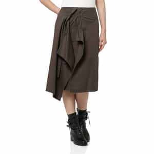 LOW CLASSIC  ＜ロウクラシック＞ ドレープデザインスカート