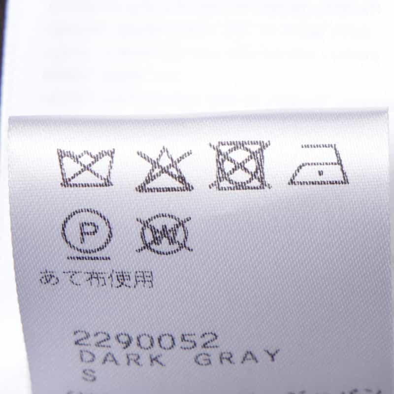 LOW CLASSIC LOW CLASSIC  ＜ロウクラシック＞ ドレープデザインスカート DARK GRAY