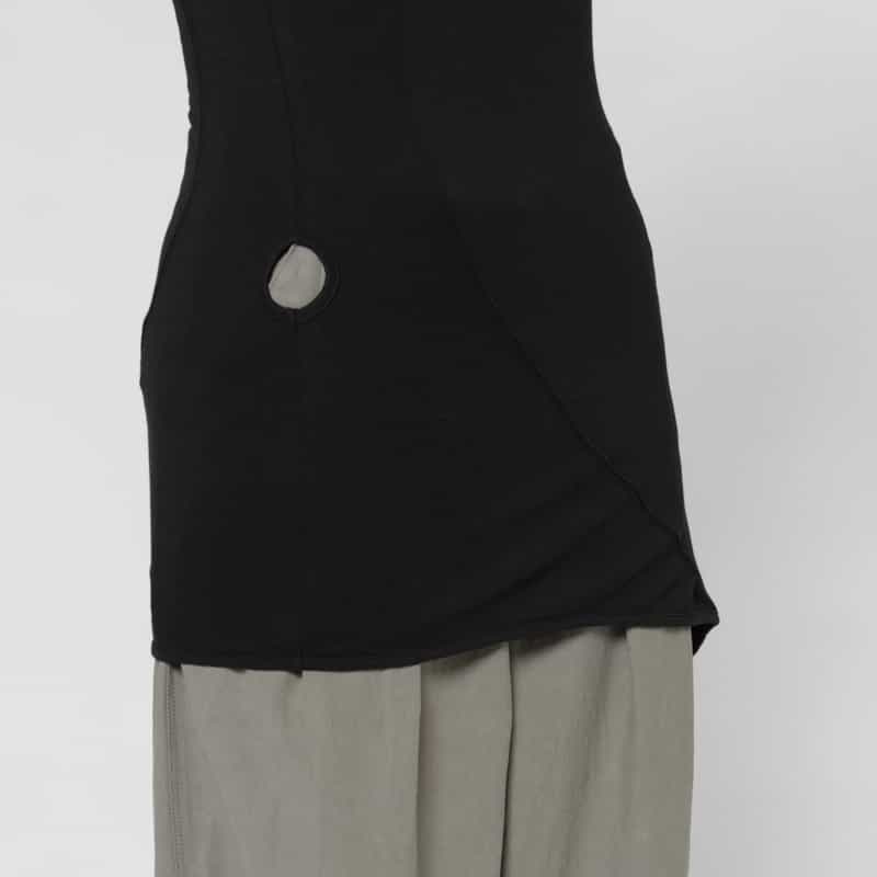 LOW CLASSIC LOW CLASSIC  ＜ロウクラシック＞ ラップデザインカットソー BLACK