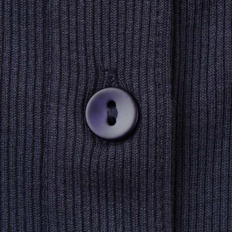 LOW CLASSIC LOW CLASSIC  ＜ロウクラシック＞ ラップデザイン スタンドカラーリブカットソー NAVY