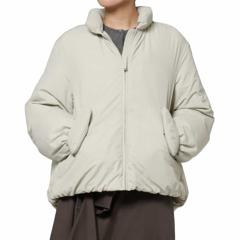 LOW CLASSIC LOW CLASSIC  ＜ロウクラシック＞ ショート ダウンコート IVORY