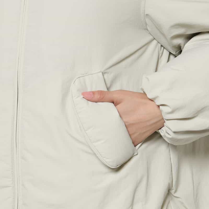 LOW CLASSIC LOW CLASSIC  ＜ロウクラシック＞ ショート ダウンコート IVORY