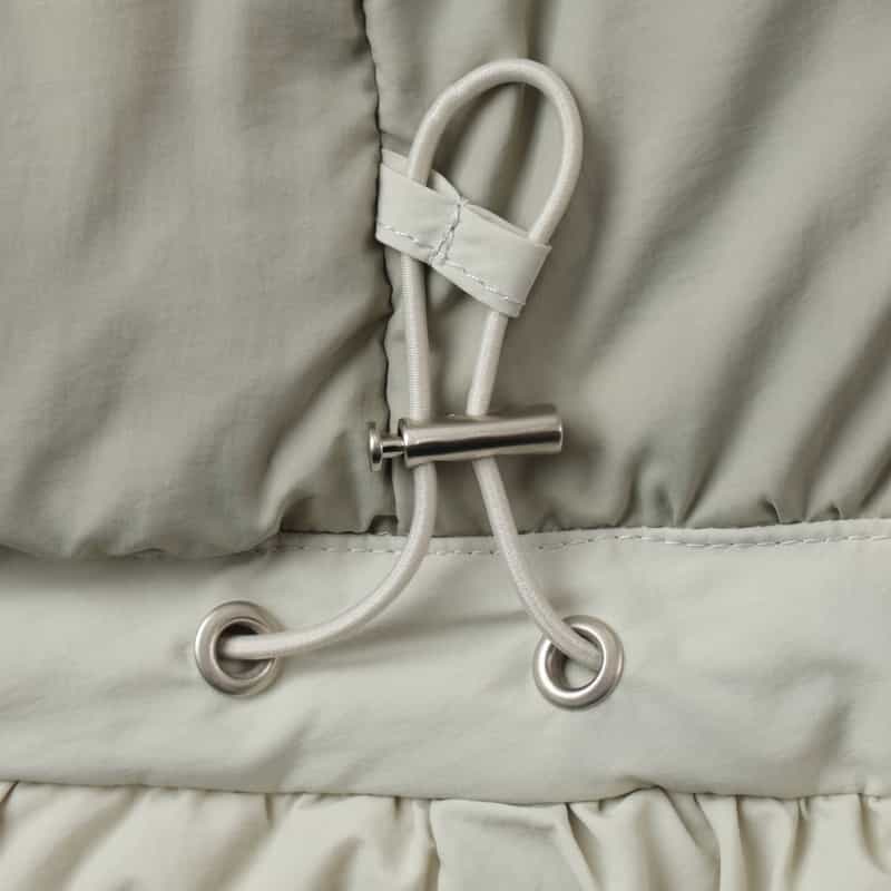LOW CLASSIC LOW CLASSIC  ＜ロウクラシック＞ ショート ダウンコート IVORY