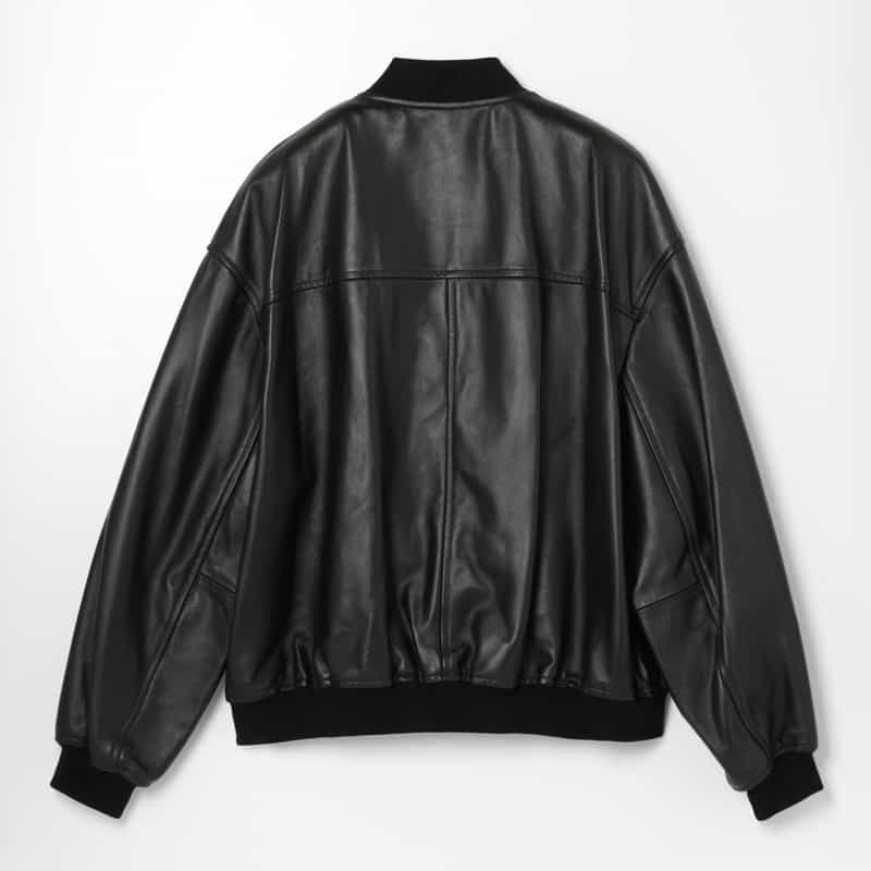EMMETI EMMETI ＜エンメティ＞ バーニーズ　ニューヨーク限定 MA-1レザージャケット BLACK