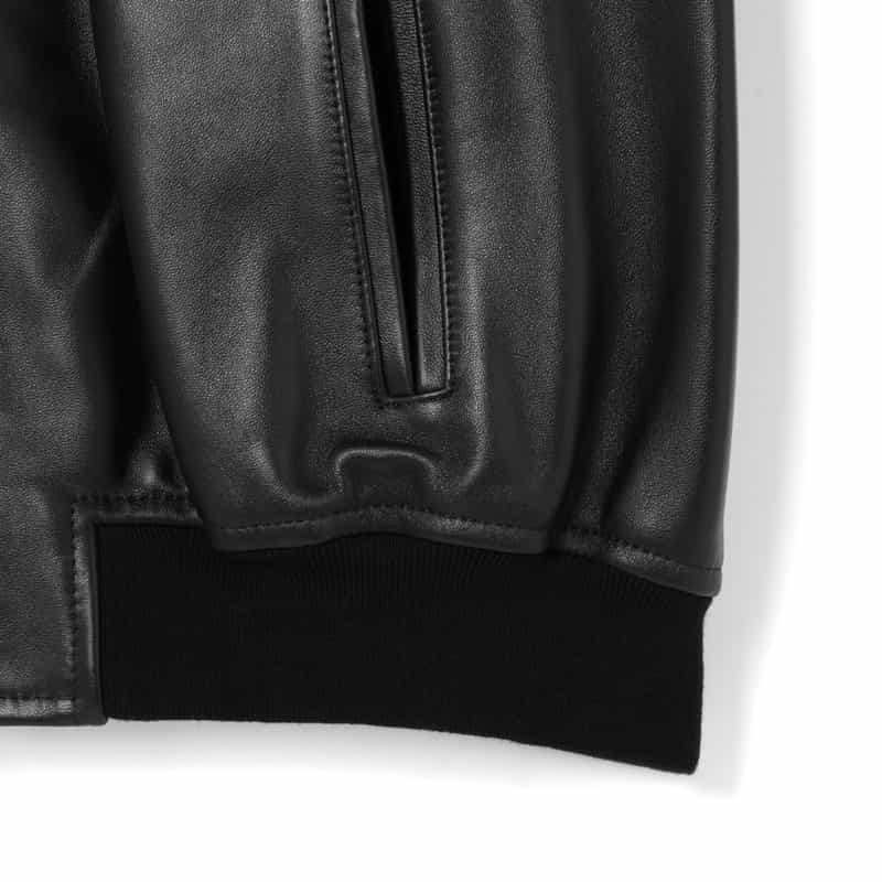 EMMETI EMMETI ＜エンメティ＞ バーニーズ　ニューヨーク限定 MA-1レザージャケット BLACK