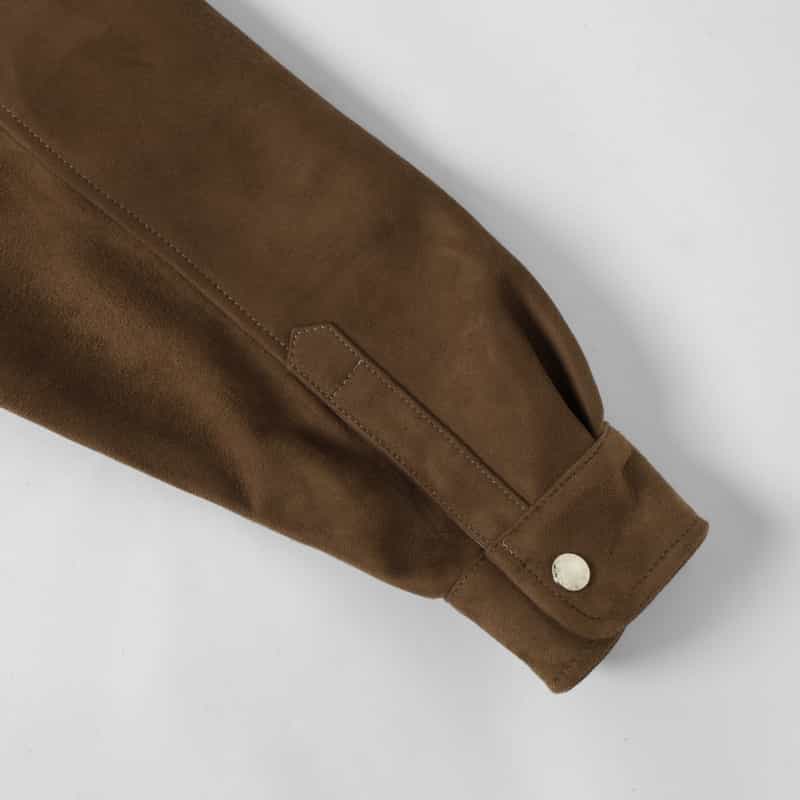 EMMETI EMMETI ＜エンメティ＞ バーニーズ　ニューヨーク限定 スエードレザーシャツジャケット BROWN
