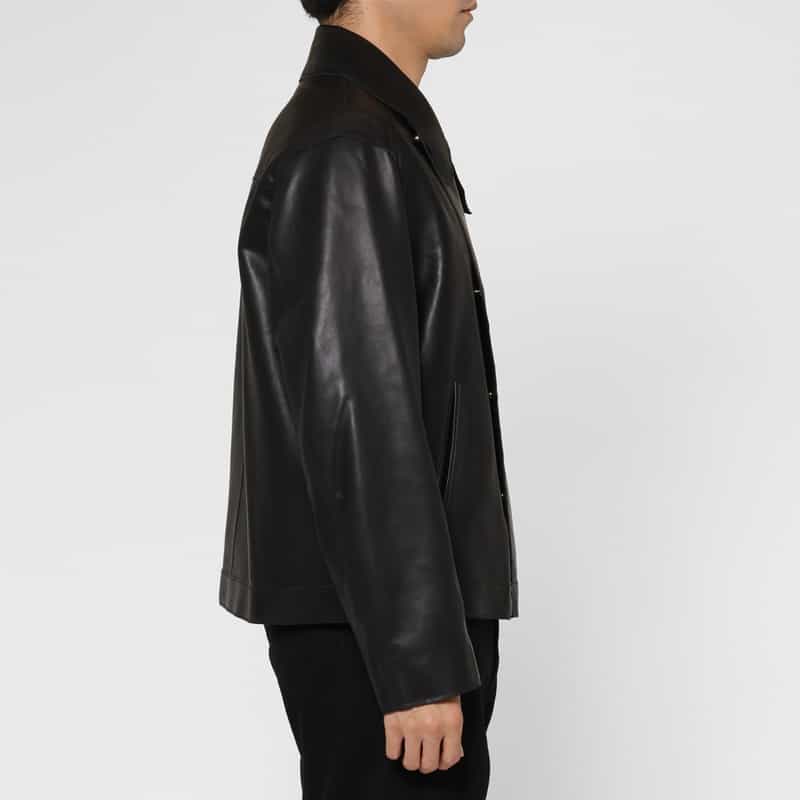 YOKE YOKE＜ヨーク＞ バーニーズ　ニューヨーク限定ダブルライダースジャケット BLACK