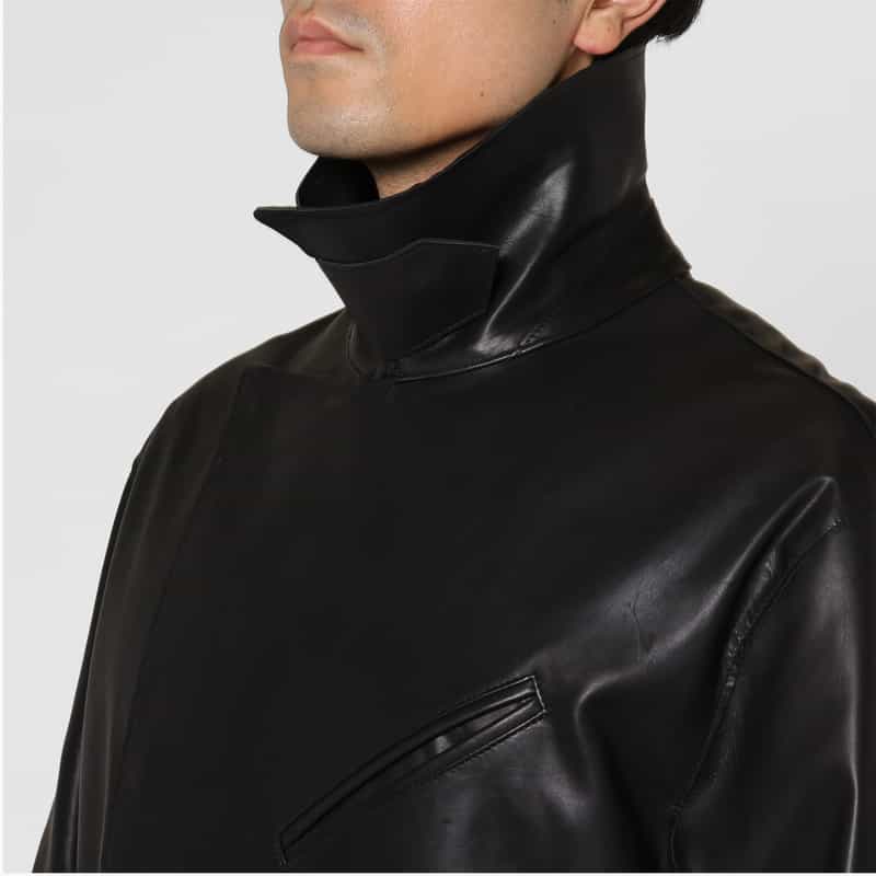 YOKE YOKE＜ヨーク＞ バーニーズ　ニューヨーク限定ダブルライダースジャケット BLACK