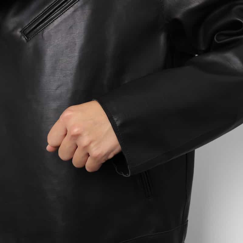 YOKE YOKE＜ヨーク＞ バーニーズ　ニューヨーク限定ダブルライダースジャケット BLACK