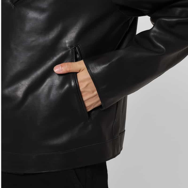 YOKE YOKE＜ヨーク＞ バーニーズ　ニューヨーク限定ダブルライダースジャケット BLACK
