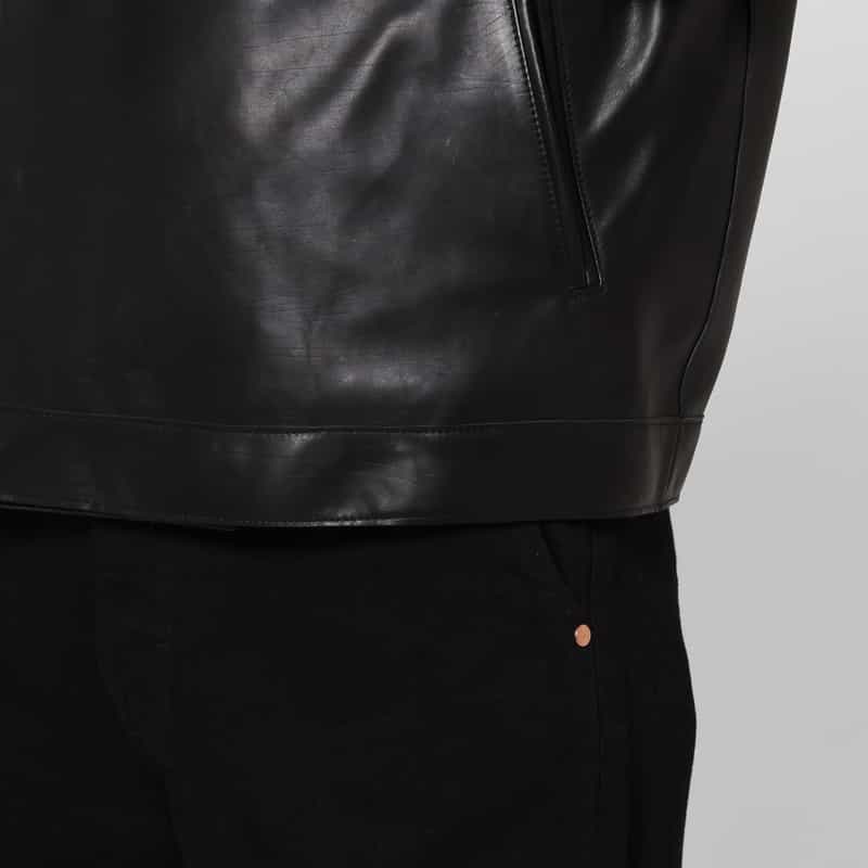 YOKE YOKE＜ヨーク＞ バーニーズ　ニューヨーク限定ダブルライダースジャケット BLACK