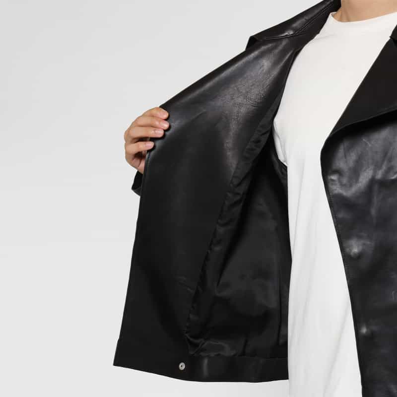 YOKE YOKE＜ヨーク＞ バーニーズ　ニューヨーク限定ダブルライダースジャケット BLACK