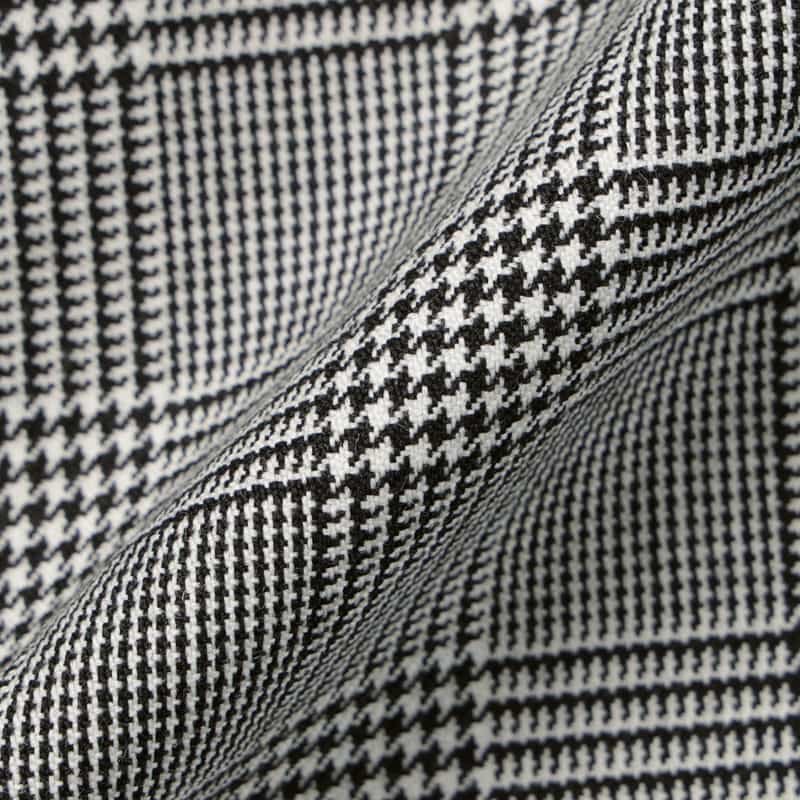 BARNEYS NEW YORK ウール素材グレンチェック柄ダブルブレスト テーラードジャケット GRAY