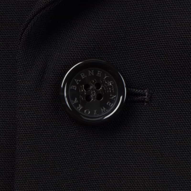BARNEYS NEW YORK ウール ダブルブレスト テーラードジャケット BLACK