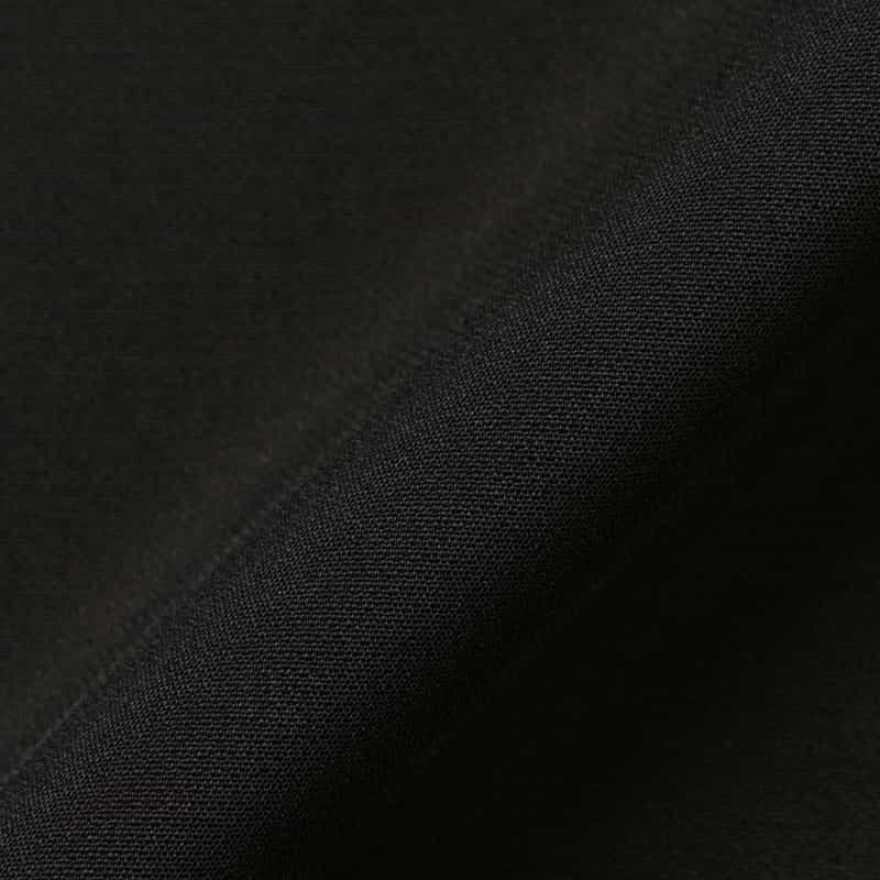 BARNEYS NEW YORK アシンメトリーギャザー ベルトデザイン タックスリーブドレス BLACK