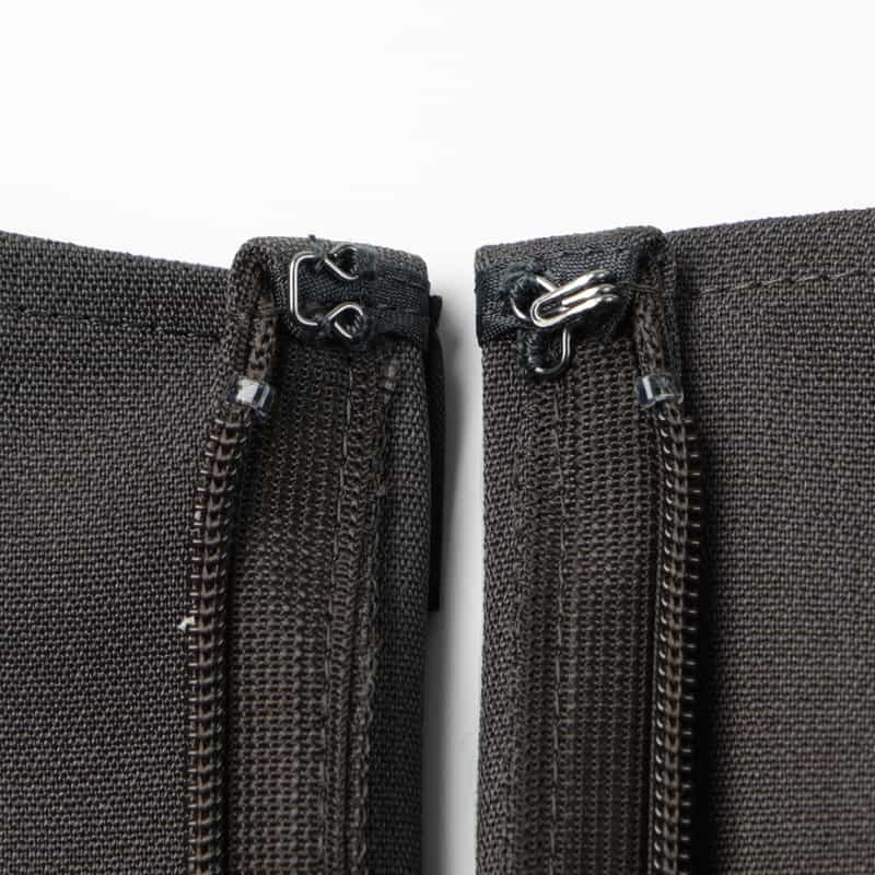 BARNEYS NEW YORK アシンメトリーギャザー ベルトデザイン タックスリーブドレス GRAY