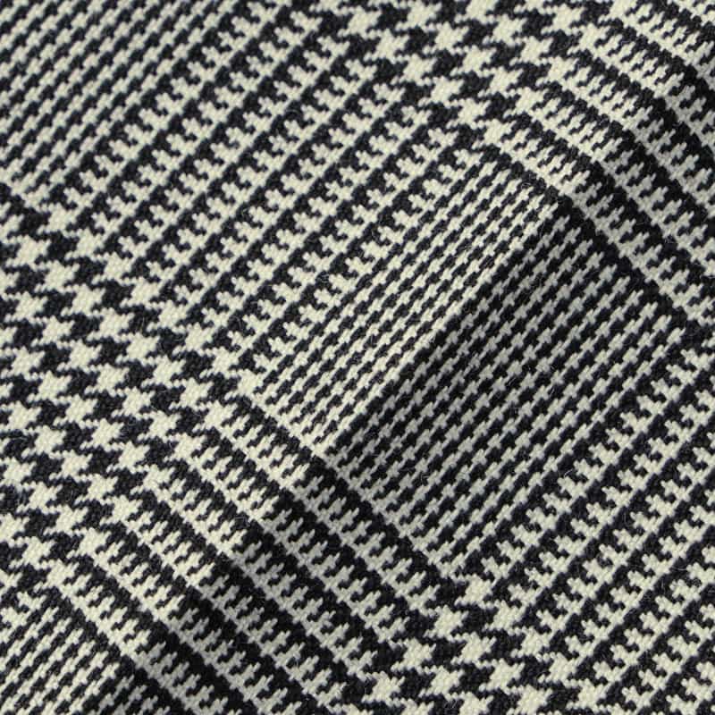 BARNEYS NEW YORK セットアップ ウール素材 グレンチェック柄テーパードパンツ GRAY