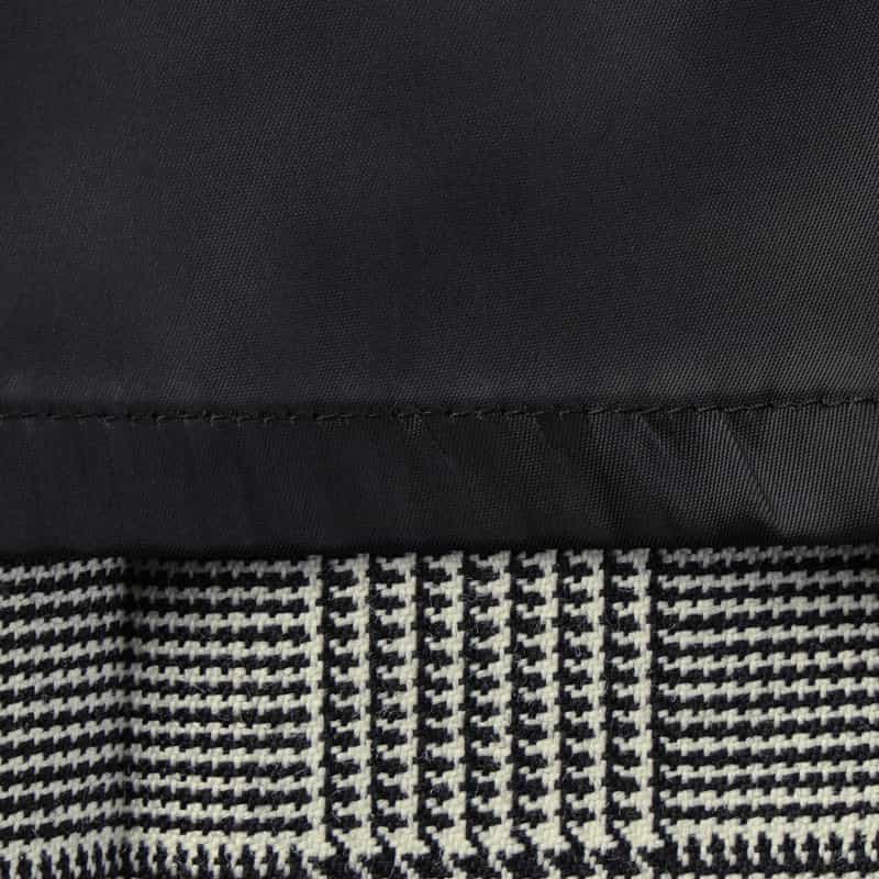 BARNEYS NEW YORK セットアップ ウール素材 グレンチェック柄テーパードパンツ GRAY