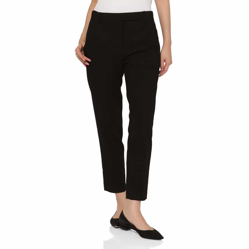 BARNEYS NEW YORK ウール素材 テーパードパンツ BLACK