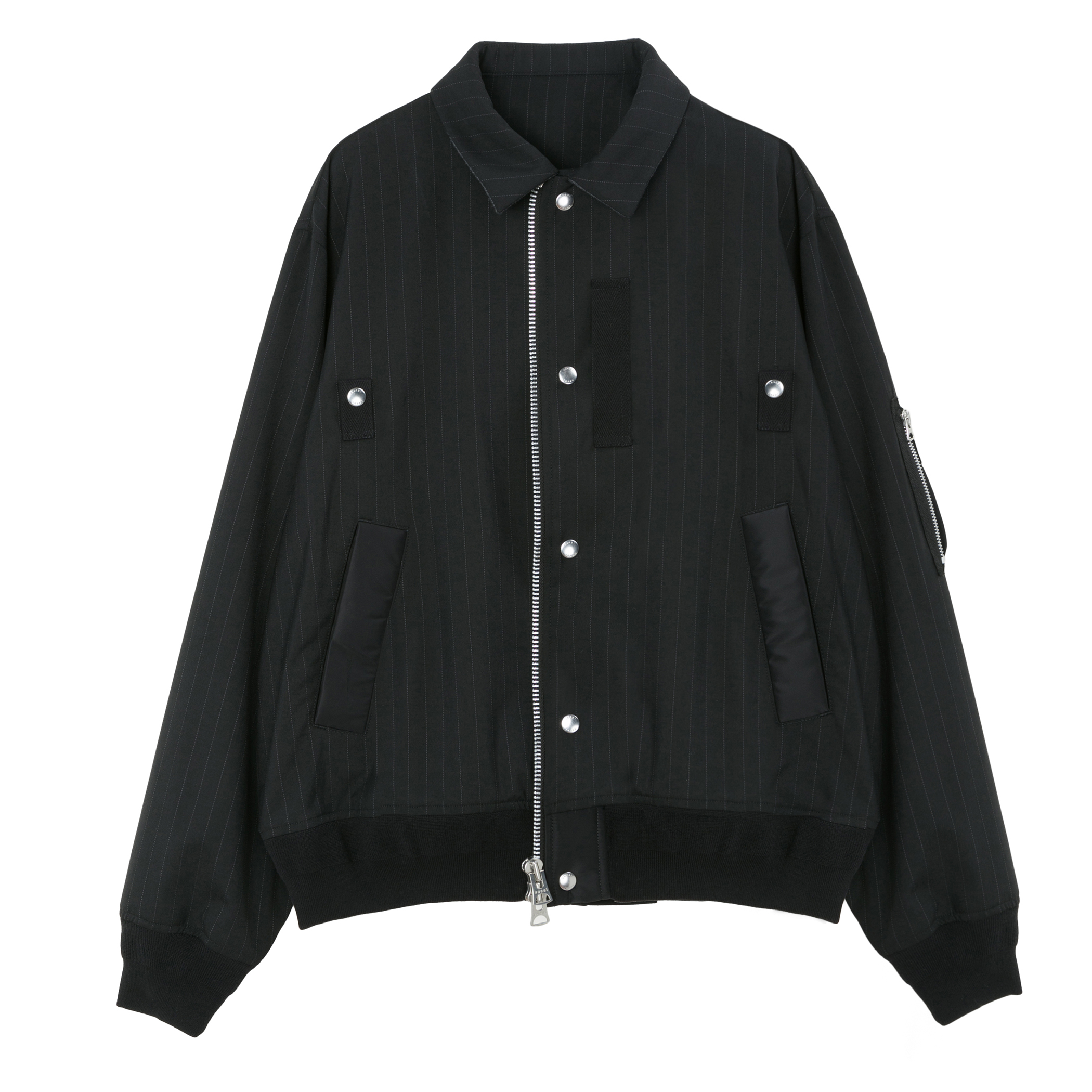 SACAI＜サカイ＞ バーニーズ　ニューヨーク限定ピンストライプ柄スーチングブルゾン