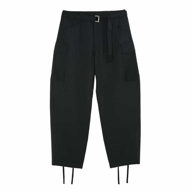 SACAI＜サカイ＞ バーニーズ　ニューヨーク限定ピンストライプ柄スーチングカーゴパンツ